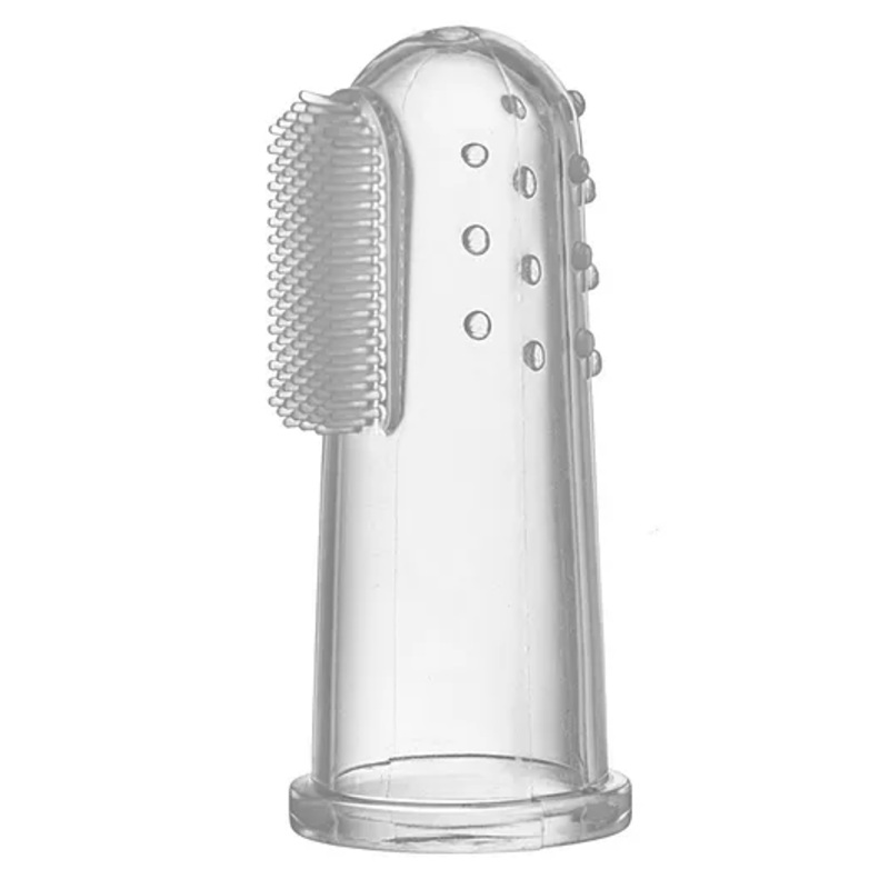 Dr. Brown’s Silicone Finger Toothbrush with Case Pack of 1 – White