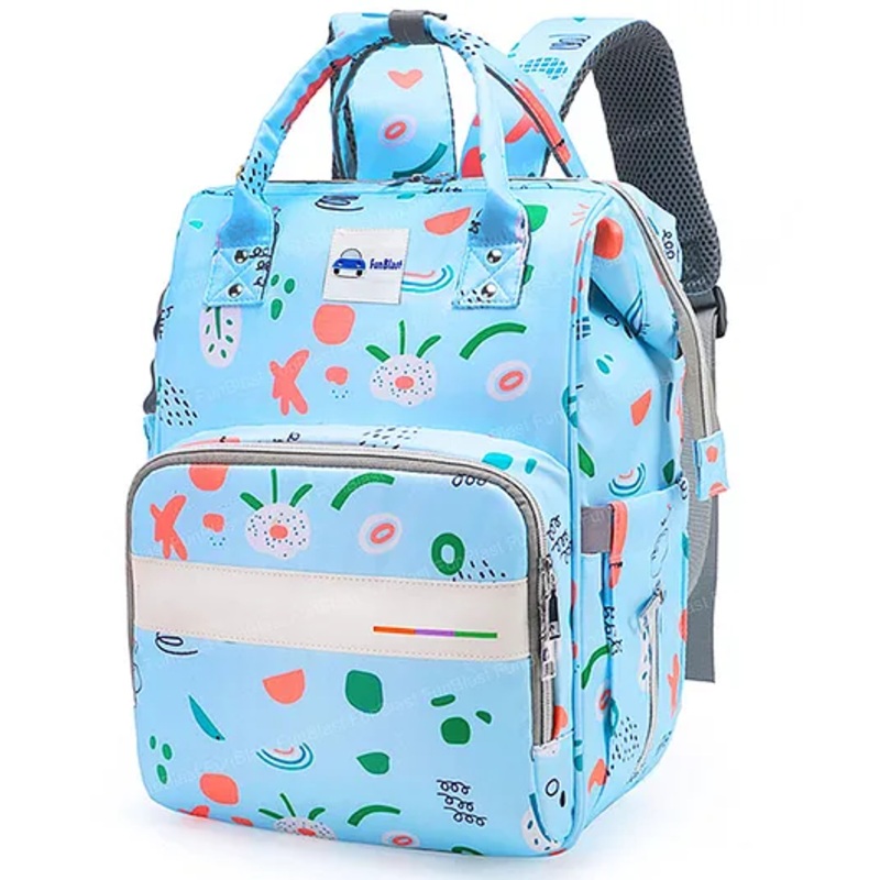 FunBlast Large Capacity Mother Bag with Multiple Pockets for Mothers  Blue