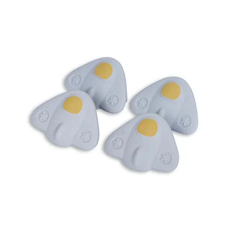 Kiddery Baby Proofing Corner Guard Pre Taped Corner Protectors Crafted with Silicon – Grey