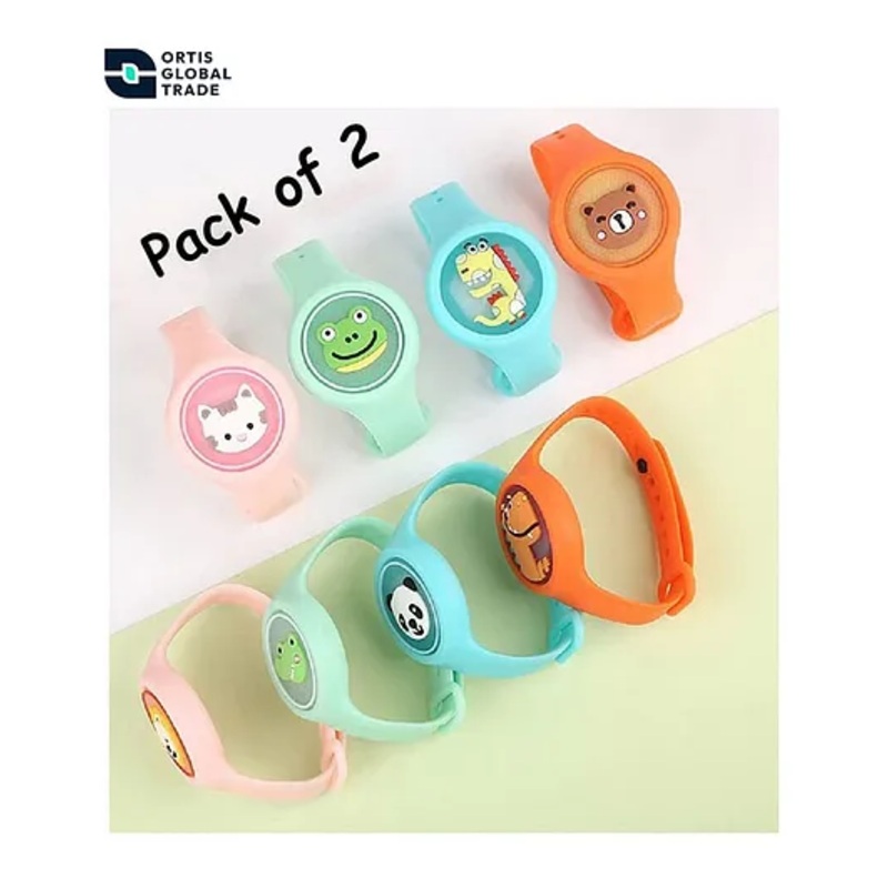 Ortis  Mosquito Repellent Bands Pack of 2 (Color & Design May Vary)