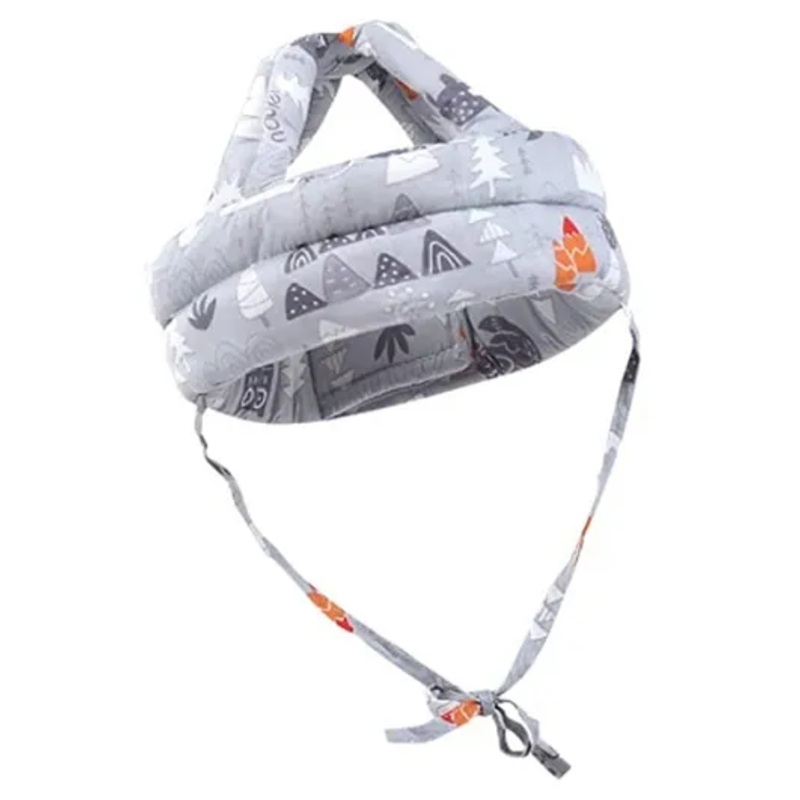 Syga Adjustable Cushioned Baby Safety Helmet – Grey Forest