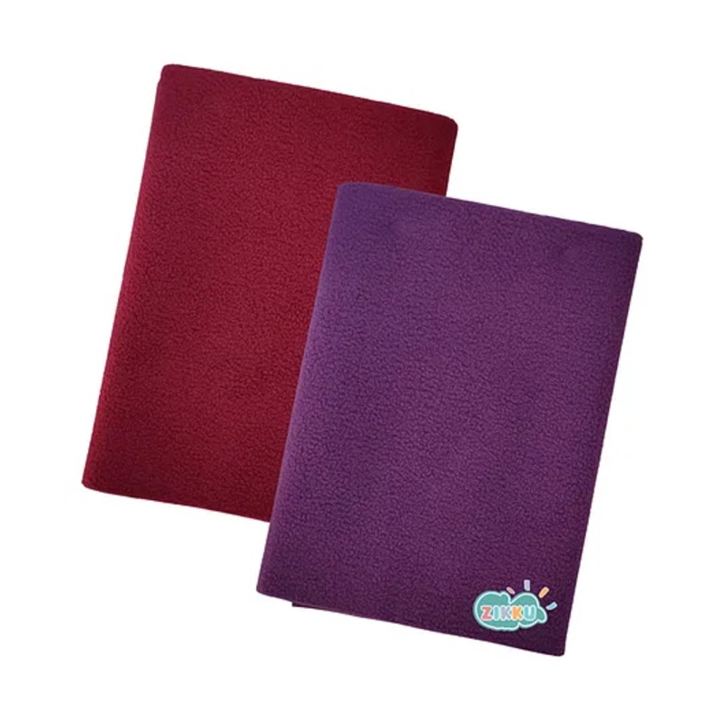 Zikku Dry Sheet Newborn Bed Protector Waterproof Mat Quick Absorbency Combo – Maroon and Purple