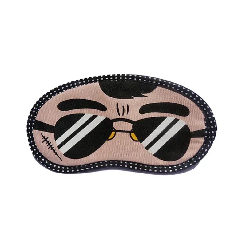 Jenna BlackSpecs Cartoon Face Sleeping Eye Mask Specs Printed Design – Black