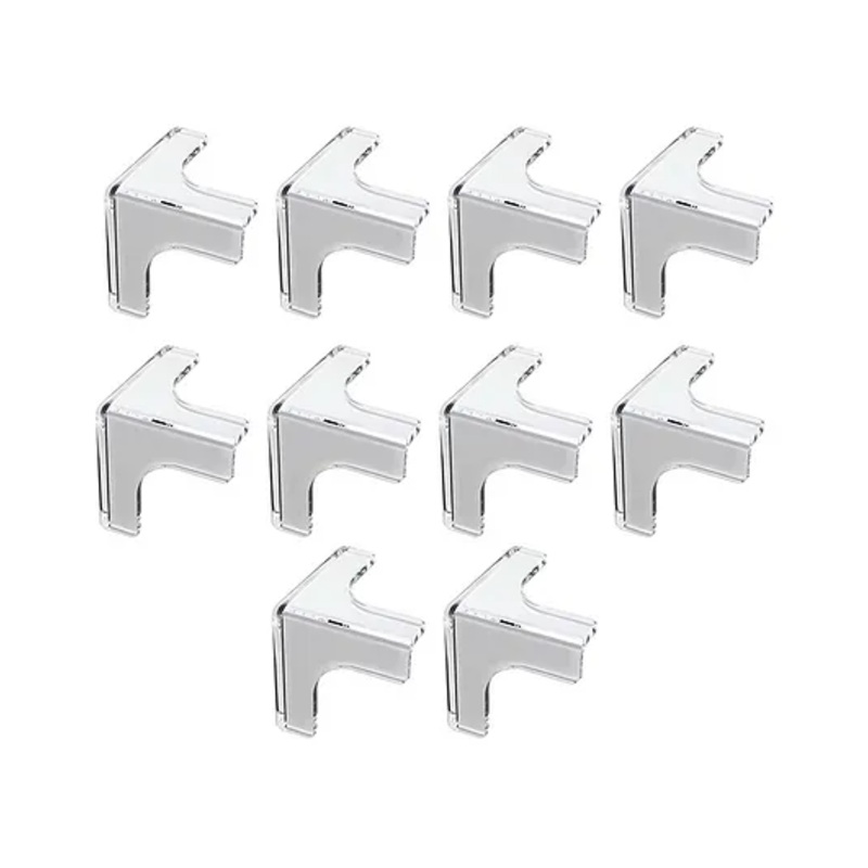 StarAndDaisy Baby Corner Protectors Transparent Table Edge & Corner Guards Soft Furniture Cushions for Child Safety for Tables, Desks, Cabinets, Pack of 10