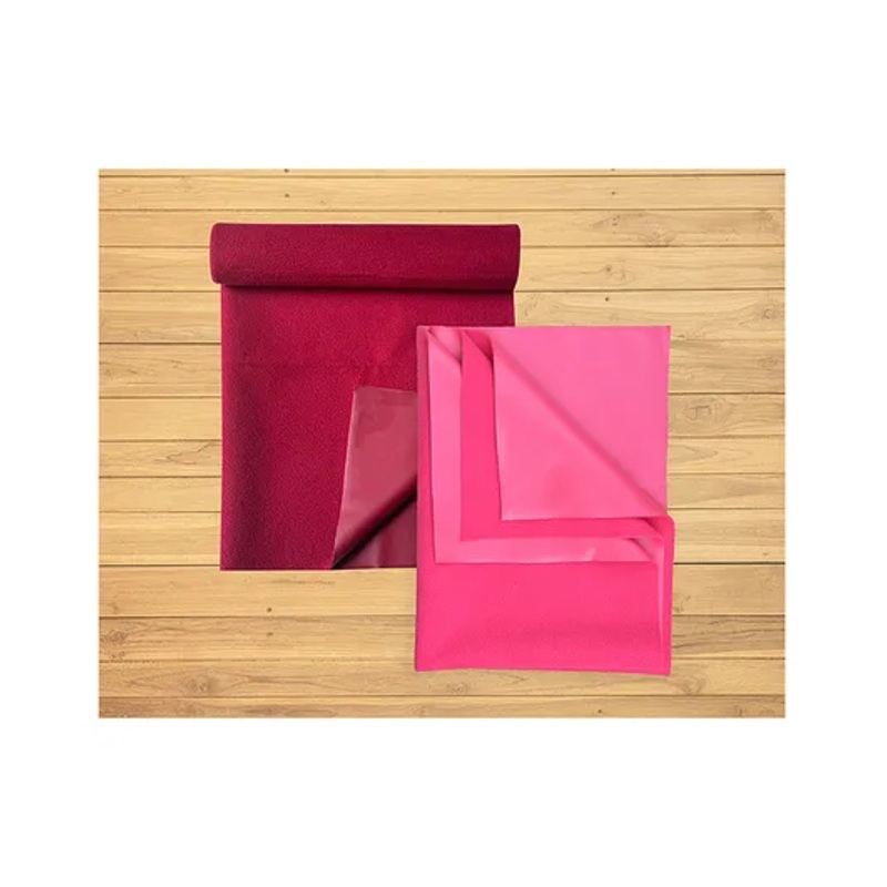 The Little Lookers Quicky Dry Sheets Massage Mats Water Proof Bed Protector Crib  Sheets for Baby Small & Medium Pack of 2 – Pink and Maroon