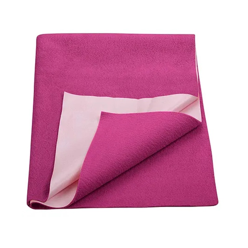 Trance Home Linen Medium Size Waterproof Breathable Quick Dry Sheet – Berry Pink