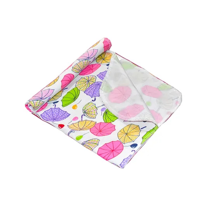 VParents Chunky Nappy Changing Mat Sleeping mats Water Proof Bed Protector sheet for New Born Baby  (0-3 Months) Pink