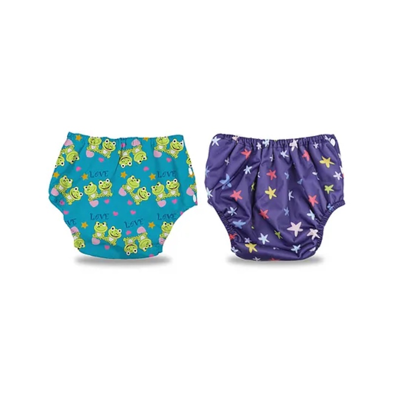 Chinmay Kids Baby Swim Diaper Waterproof Reusable Leakproof Adjustable Infant Pool Pant Boys And Girls Swim Diaper- Blue Green