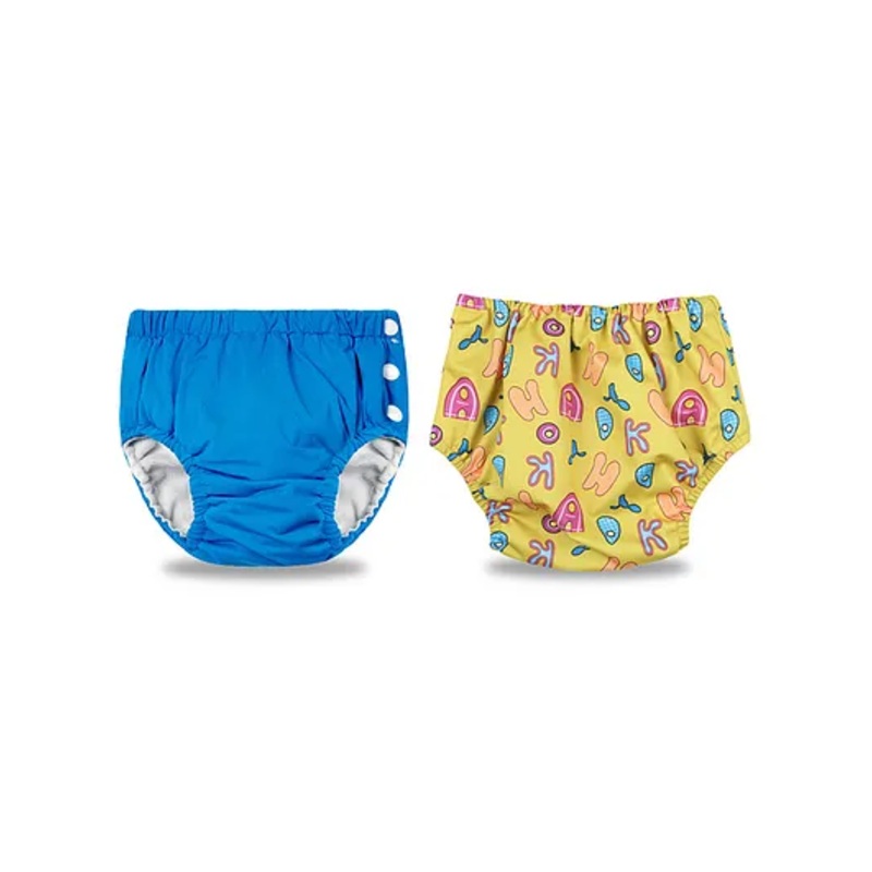 Chinmay Kids Reusable Swimwear Diapers Pack of 2 – Yellow and Blue
