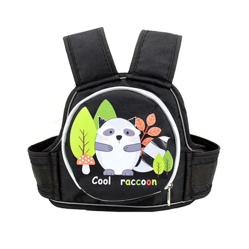 Chinmay Kids Safety Belt for Two Wheeler with Reflective Strips Portable Adjustable Safety Harness – Black