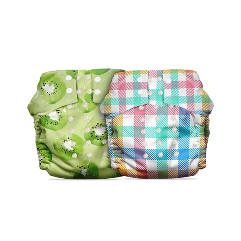 Mother Sparsh Baby Nappers Free Size Cloth Diaper For Babies – Pack of 2