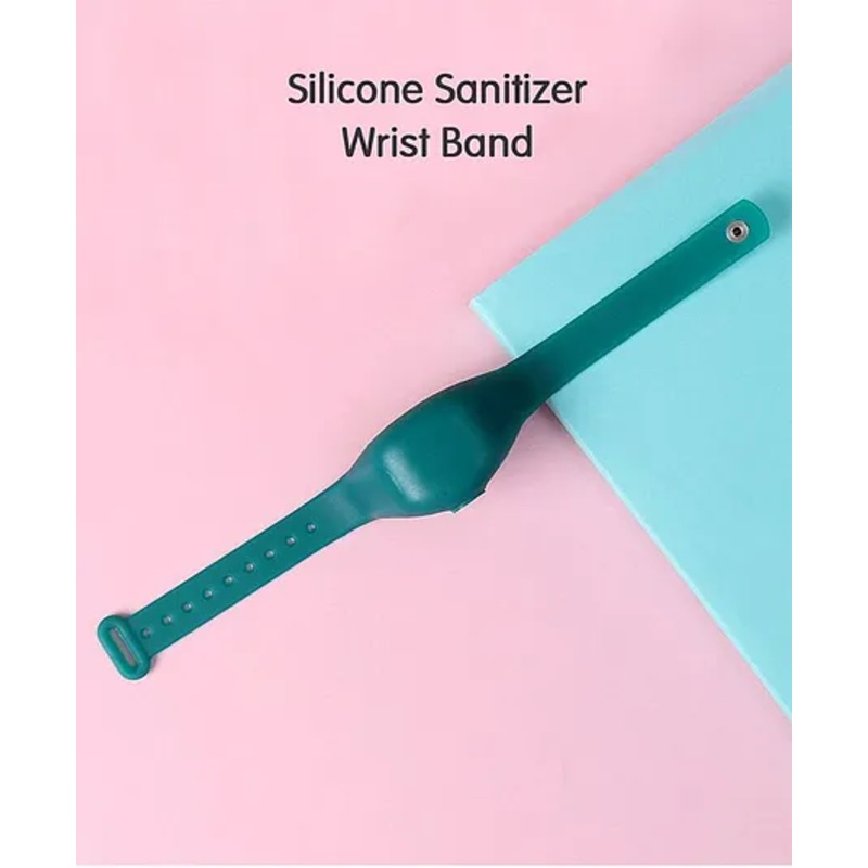 Silicone Sanitizer Refillable Wrist Band – Blue