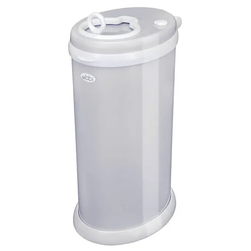 Ubbi Steel Odor Locking Diaper Pail – Grey
