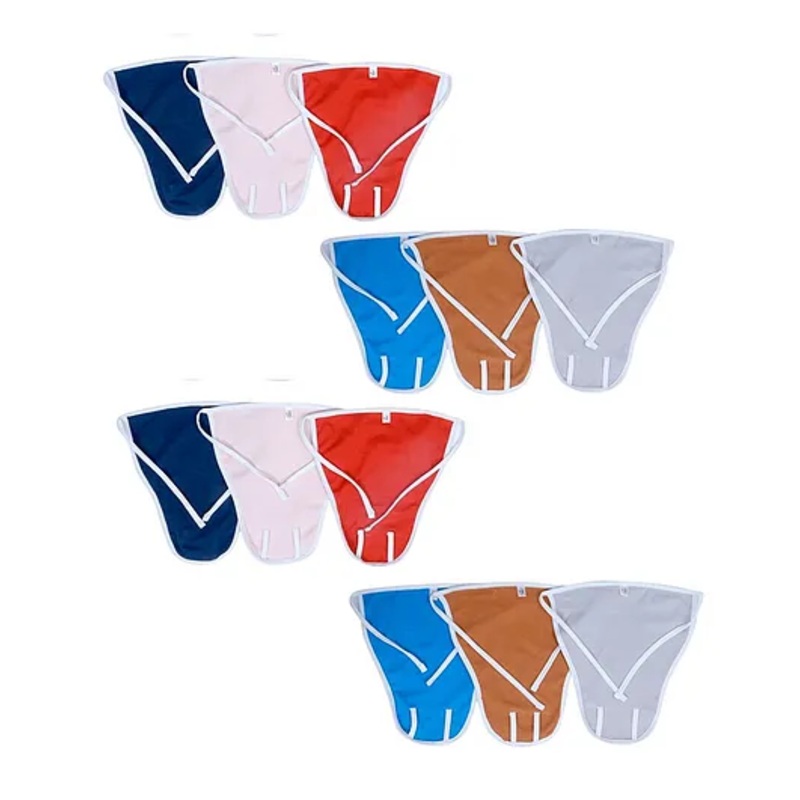 Zikku Babys Washable Cotton Nappies Pack of 12 – Multicolor