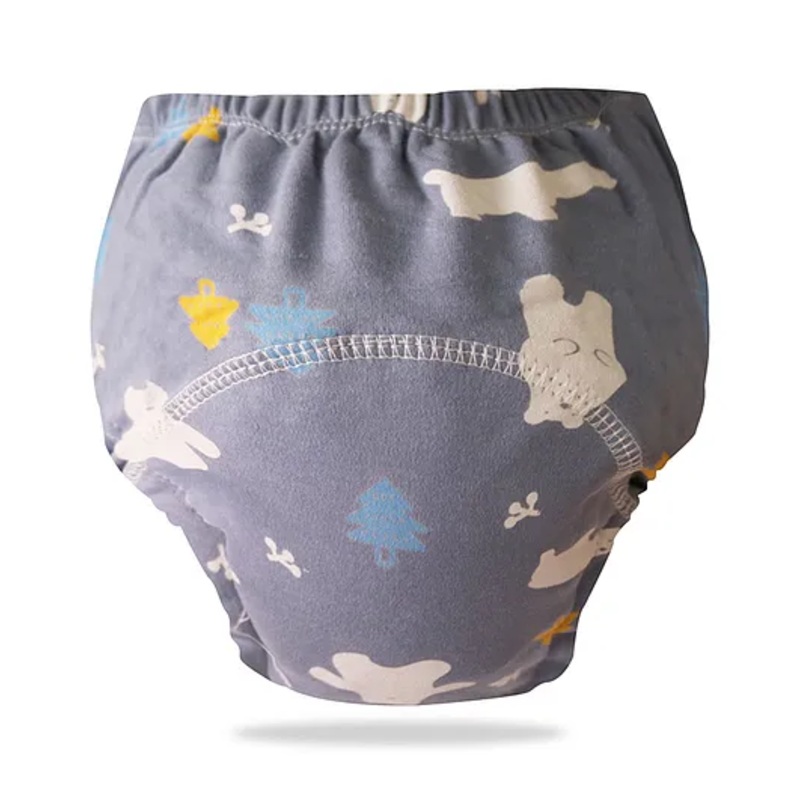 Bembika Babies Cotton Potty Training Pants Blue Polar Bear  Printed Medium Size – Blue