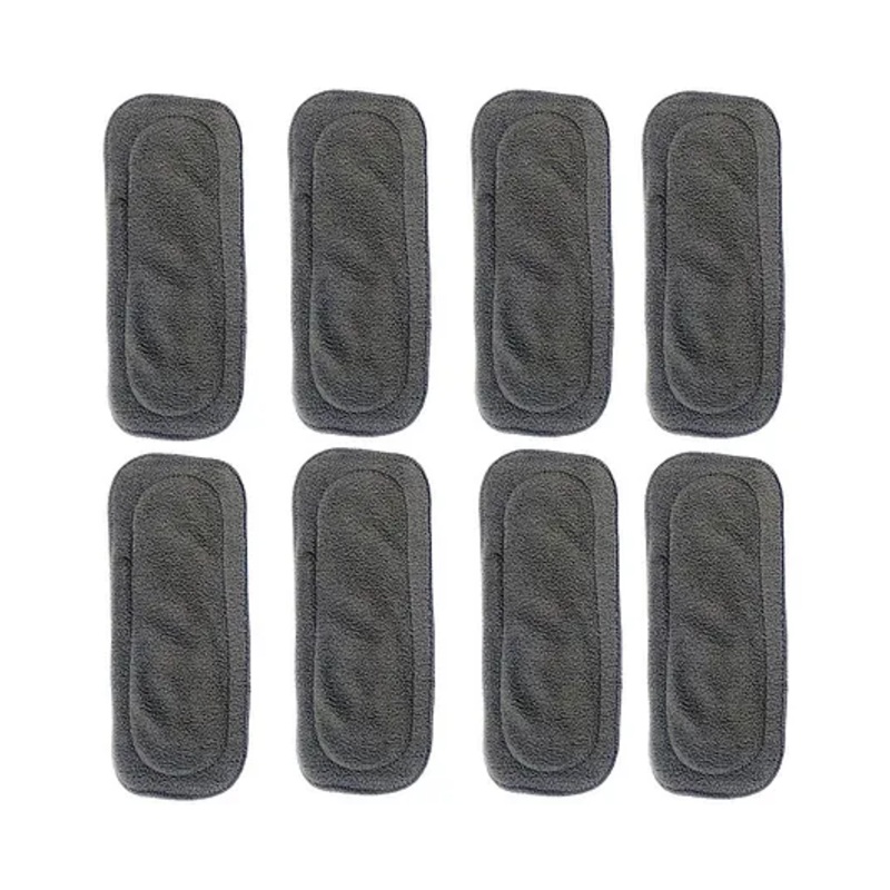 Domenico 5 Layer Insert Pads Pack of 8 – Black