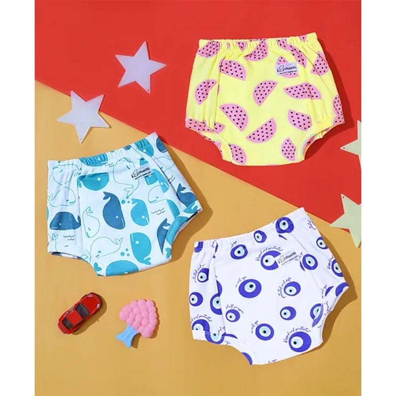 Snugkins Potty Training Pants for Kids. (Size 2, Fits 2-3 Years) – Pack 3