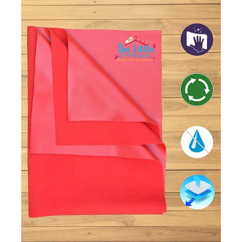 The Little Lookers Baby Dry Sheet Small – Red