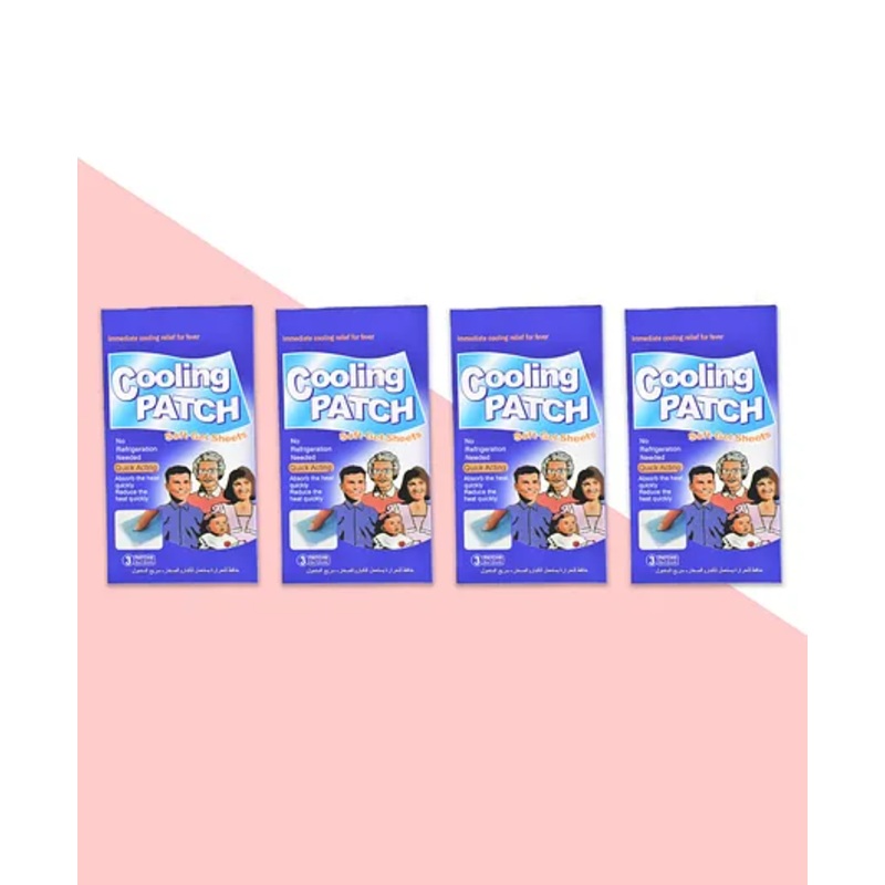 The Little Lookers Cooling Gel Patch Sheets Babies Pack of 12 Sheets – Multicolour