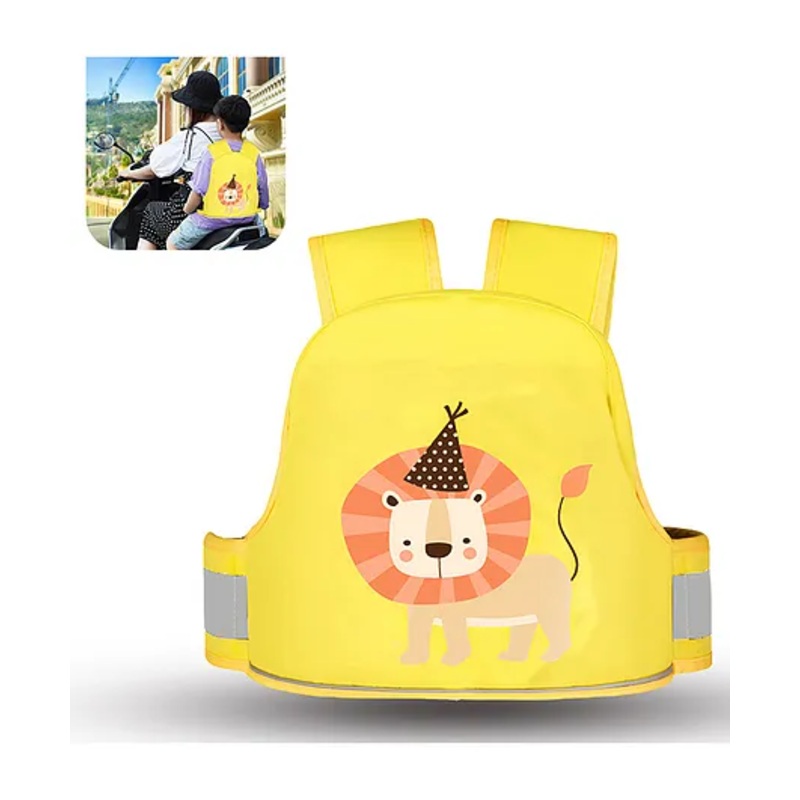 Tony Stark Kids Safety Belt for Two Wheeler with Reflective Strips (Lillte King)