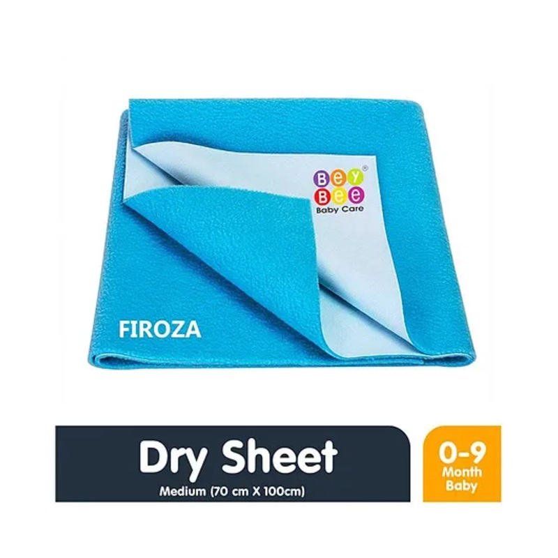 BeyBee Quick Dry Baby Bed Protector Waterproof Sheet Medium – Firoza
