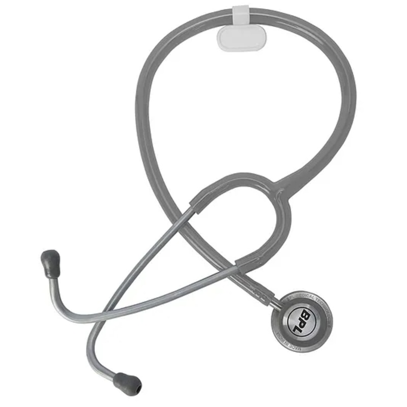 BPL Medical Technologies ST-06 Stainless Steel Dual Premium Adult Chest Piece Stethoscope – Grey
