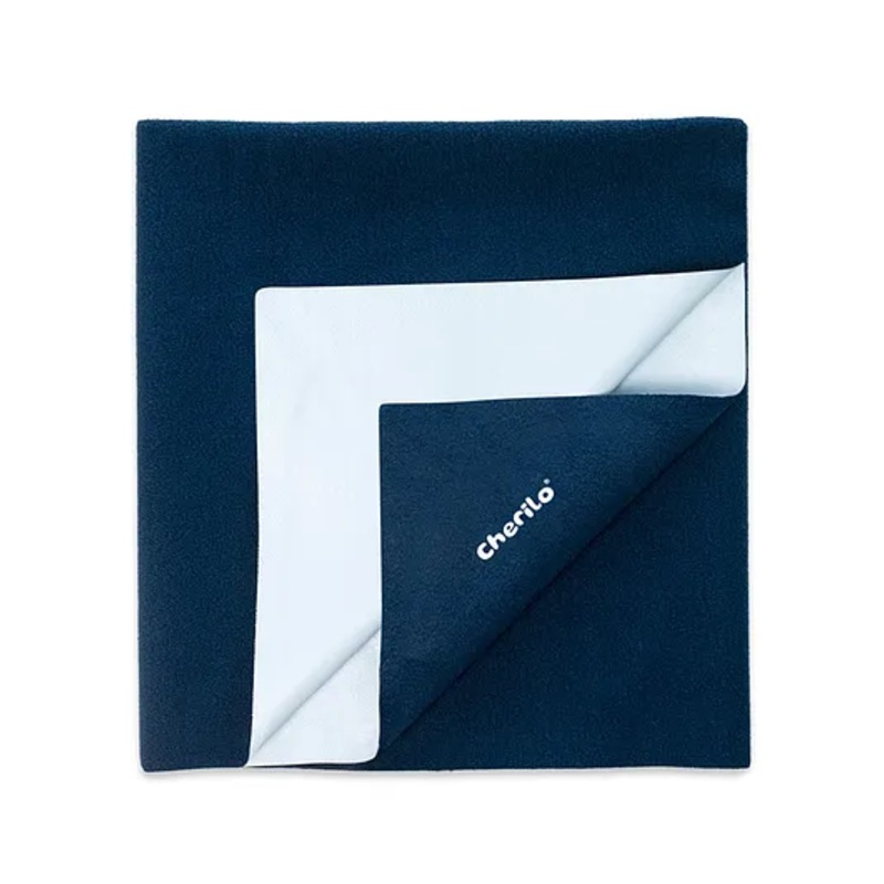 Cherilo Quick Dry Baby Bed Protector Extra Large – Navy Blue