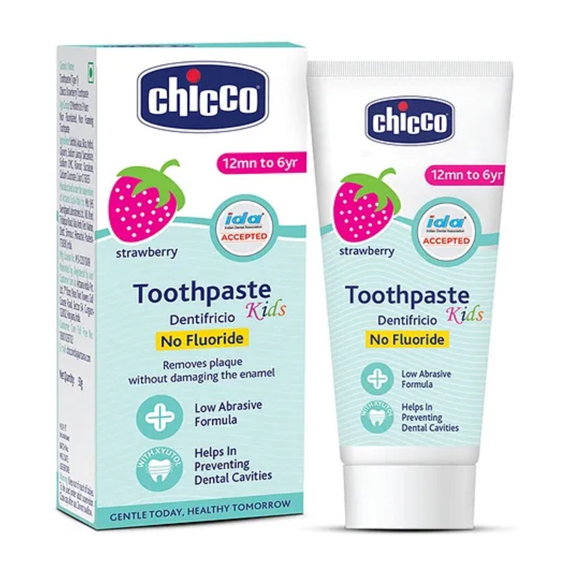 Chicco Dentifricio Toothpaste Strawberry Flavour – 50 g