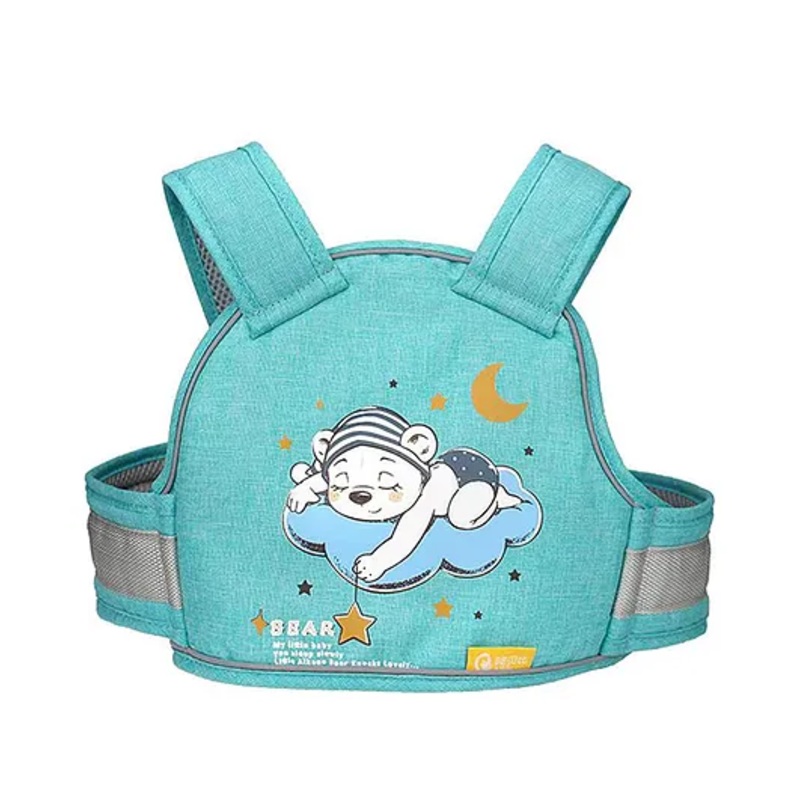 Chinmay Kids Safety Belt for Two Wheeler with Reflective Strips Adjustable Safety Harness – Turquoise