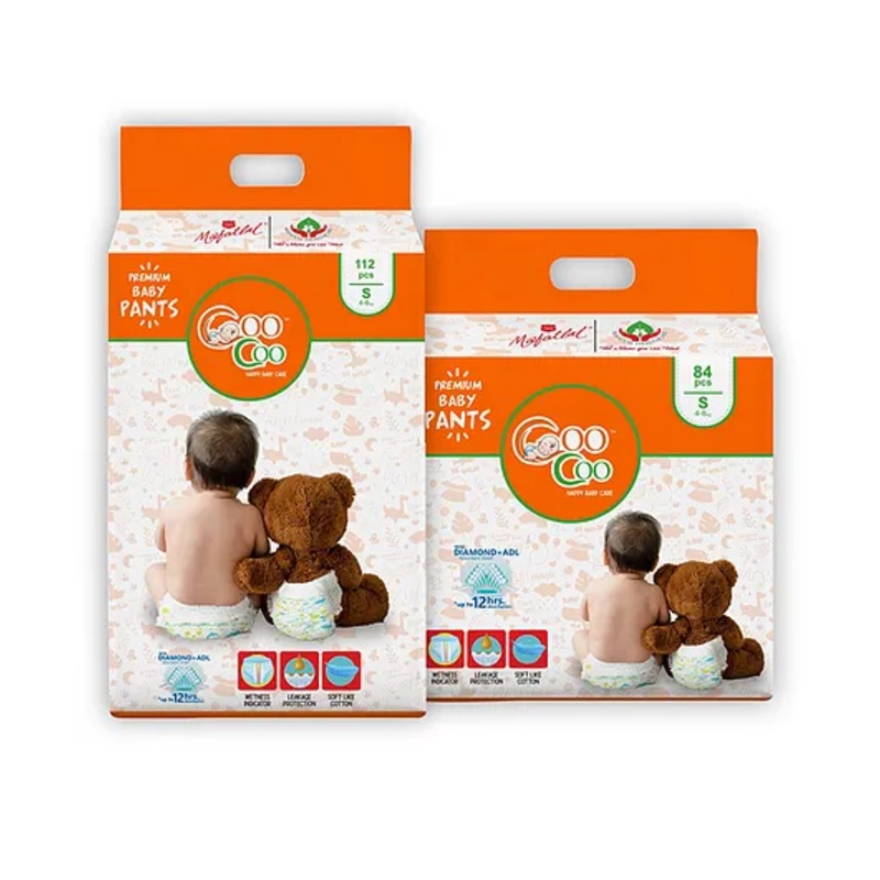 Coo Coo Baby Pants Style Diaper – Small S 140 | Comfortable & Gentle on Skin