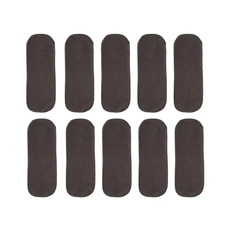 Fantasy India Reusable Washable Cloth Diaper Nappies With Wet-Free 5 Layer Insert Pads – Pack of 10