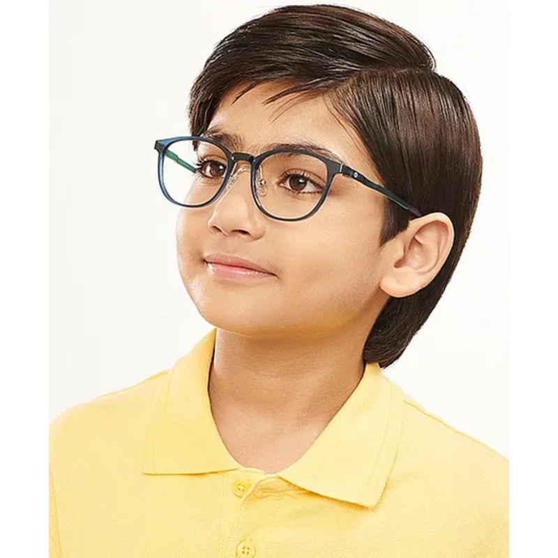 Hooper by Lenskart  HP D10093L C2Full Rim Round Mobile Phone & Computer Glasses -Green