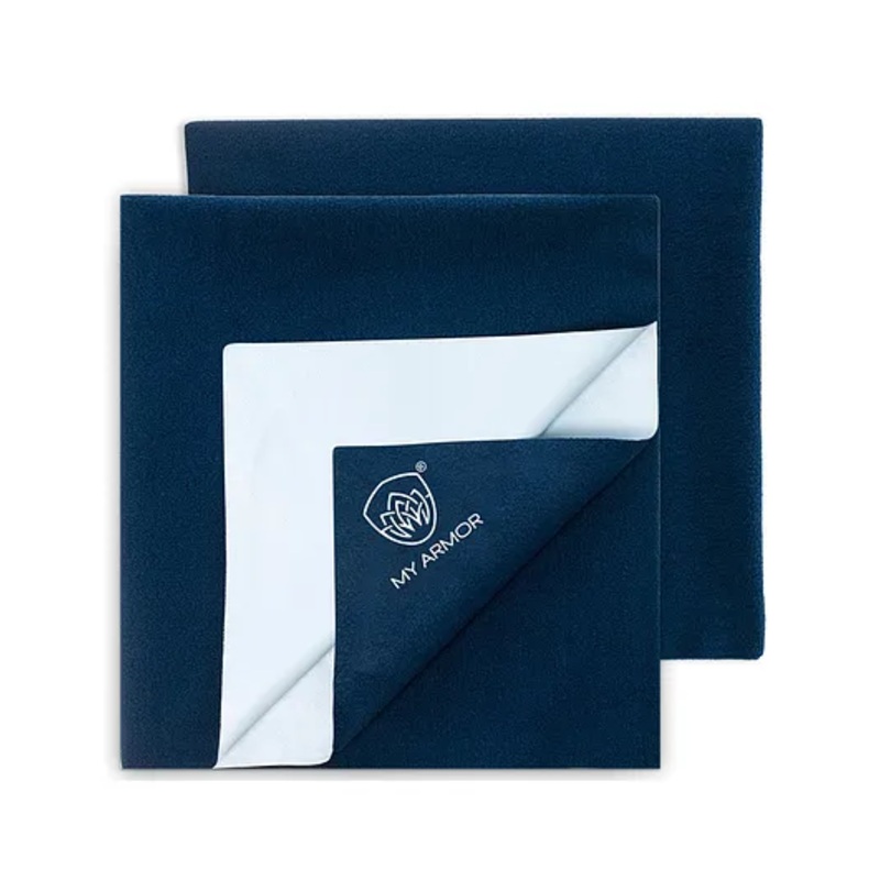 MY ARMOR Waterproof Dry Bed Protector Sheet Small Pack of 2 – Royal Blue