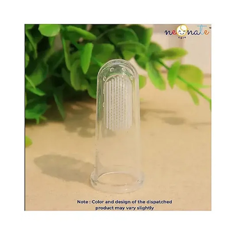 Neonate Care Silicone Fingure Brush With Case Pack of 1 – White