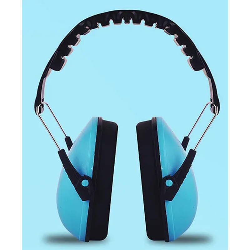 SYGA Children’s Noise Reduction Earmuffs, Head-Mounted Soundproof Earmuffs for Learning, Reading, Sleeping, and Airport Use(SkyBlue)