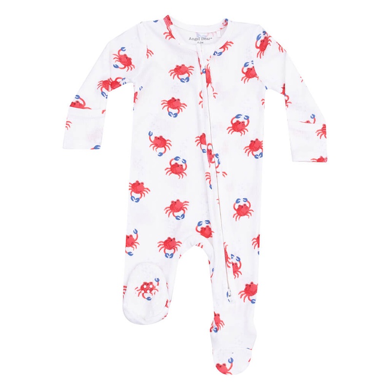 ADR 2 Way Zipper Footie Crabby Cuties
