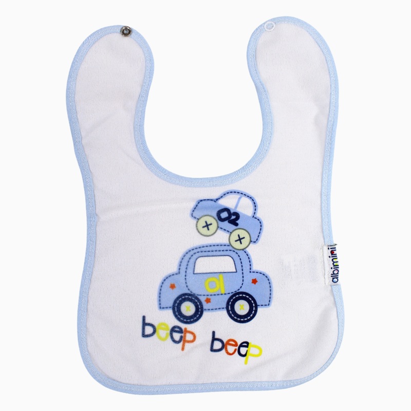 Boys Bib  Fun Cars Print