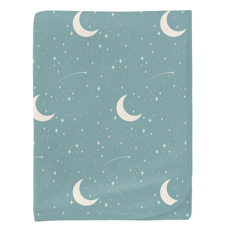 Kickee Pants Swaddling Blanket – Jade Starry Sky & Moon