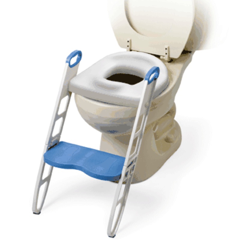 Mommy’s Helper Contoured Cushie Step-Up Padded Potty Seat with Step Stool