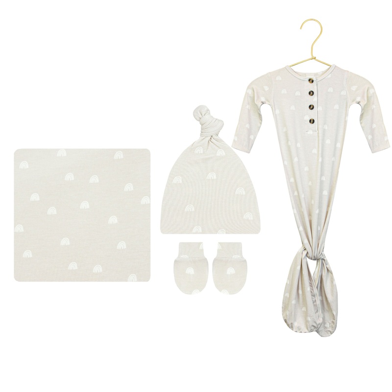 Rae Newborn Hat Bundle (Gown)