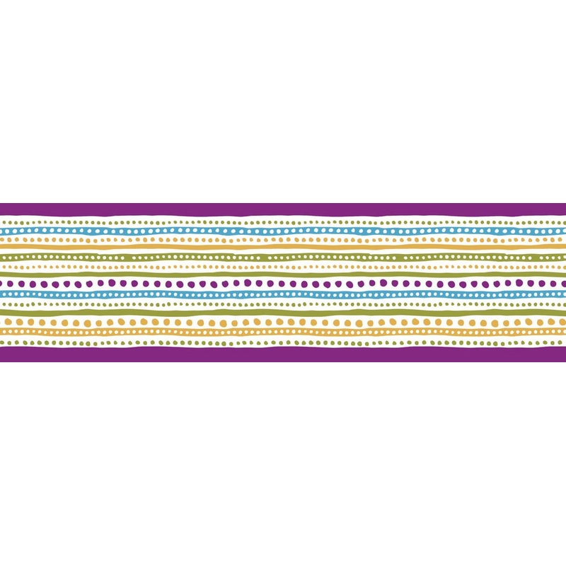 You-Nique Dots & Stripes Straight Border(DISC)