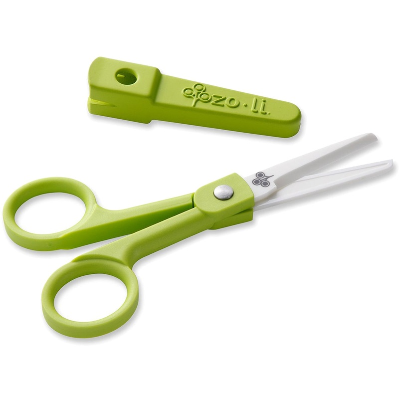 ZoLi SNIP Ceramic Baby Food Scissors – Green