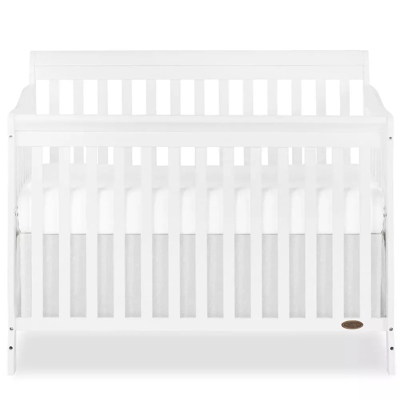 Ashton 4-In-1 Convertible Crib – White