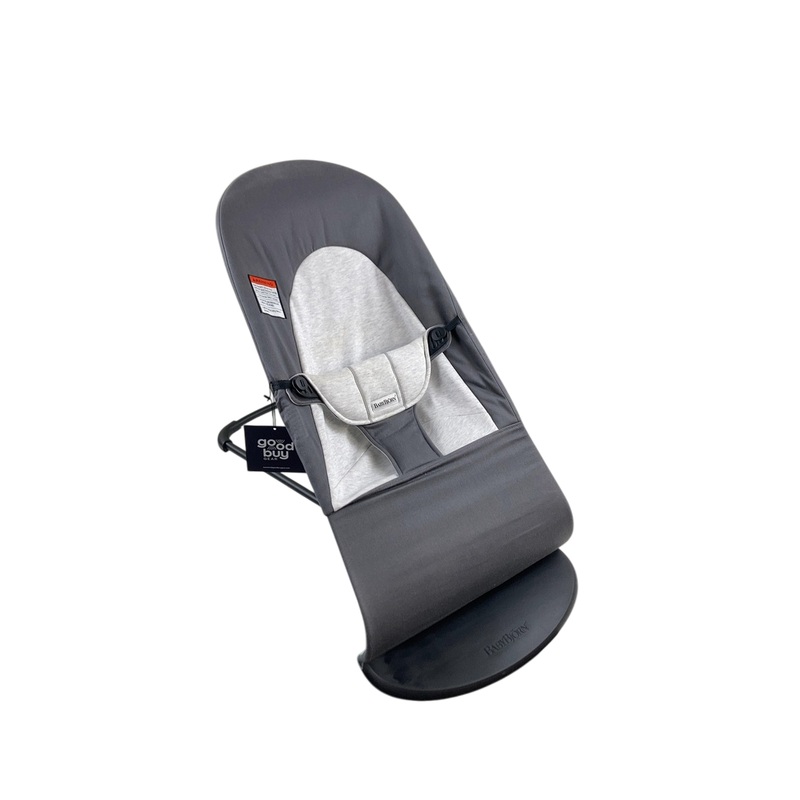 BabyBjorn Bouncer Balance, Black Frame, Dark Grey/Grey