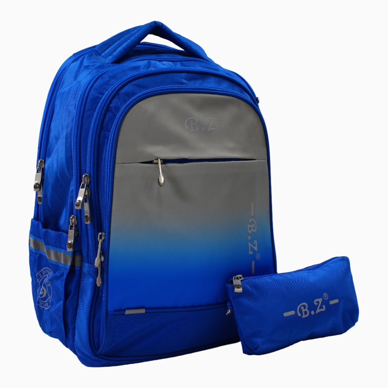 Blue School Set – 20 Inches (Backpack + Pencil Case)