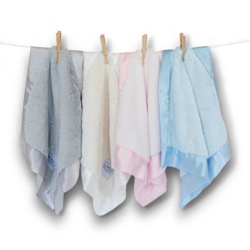 Ellie And Sam Luxury Satin Edge Lovey