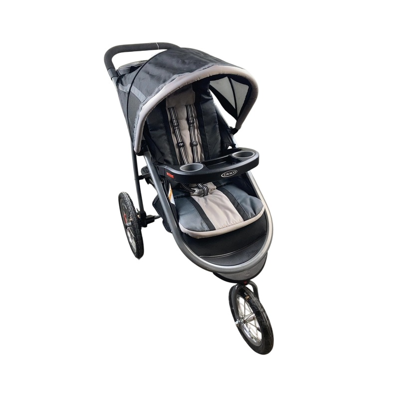 Graco FastAction Fold Jogging Click Connect Stroller, 2020, Gotham