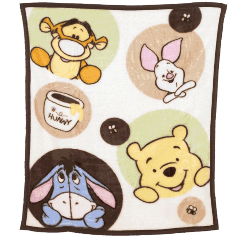 KidsLine Peek A Boo Pooh High Pile Blanket