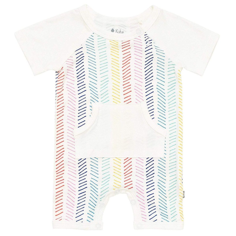 Kyte Baby Printed Short All – Herringbone (18-24 months)