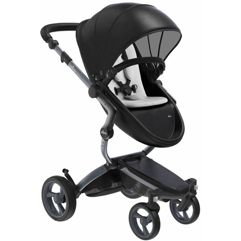 Mima Xari Complete Stroller, Graphite – Black / Stone White